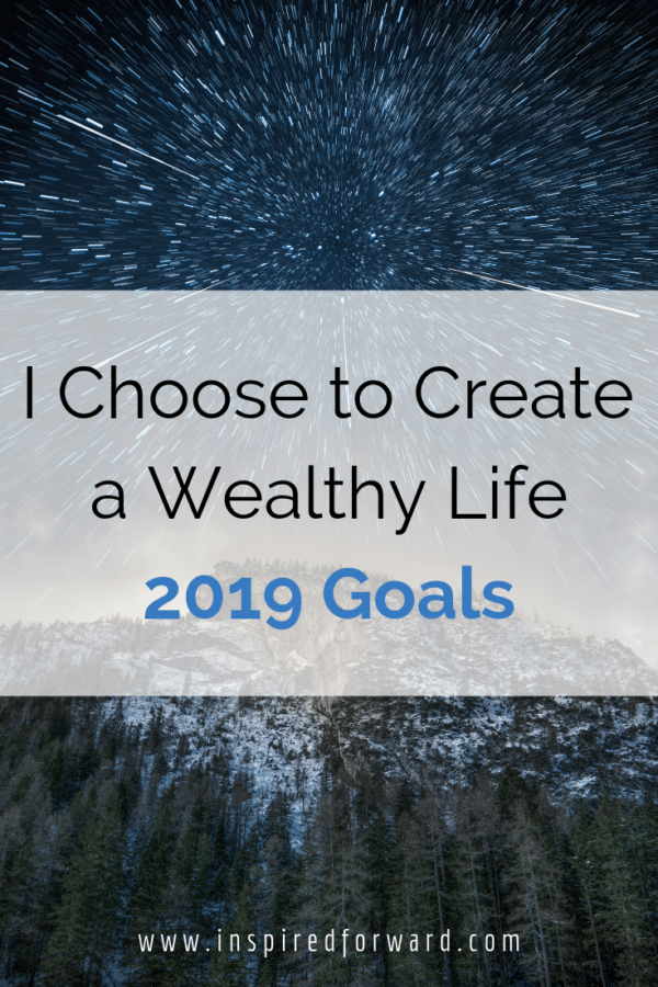 New Year's Resolutions are shallow and never finished, but these concrete 2019 goals that get me towards my ultimate vision of a wealthy life are not.