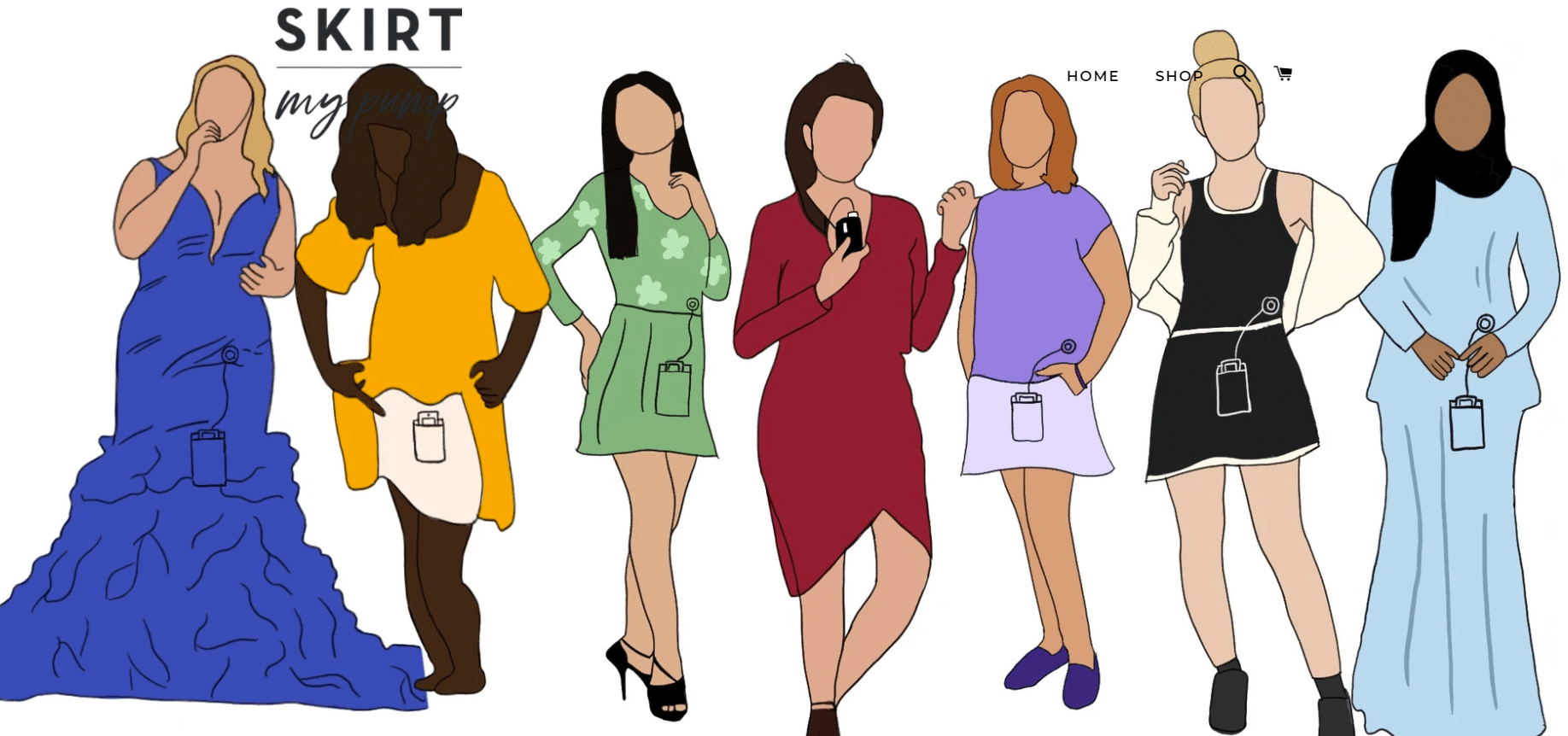 Learn how to wear your tubed insulin pump with skirts and dresses by using the SkirtMyPump slip.
